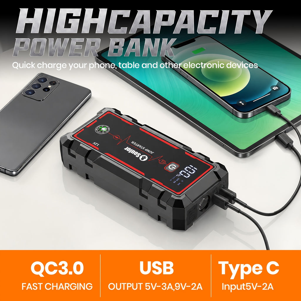 car jump starter 3000a 6000a portable starter power