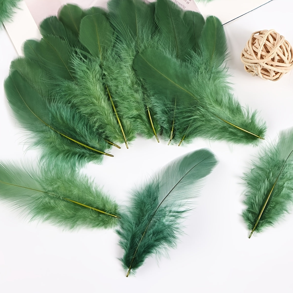 297pcs colorful artificial feathers suitable diy crafts