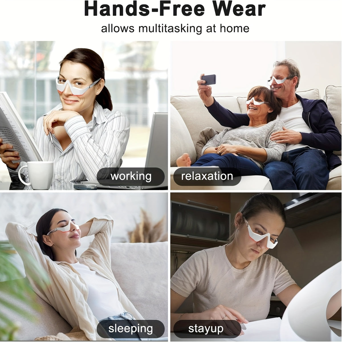 eye red light relax device red light relax
