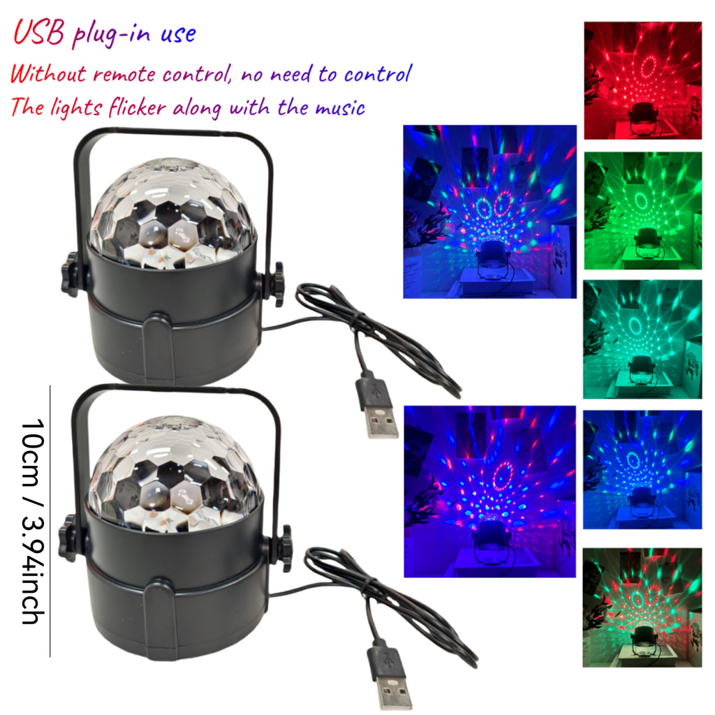 2pcs disco ball projector smart light stand ceiling mounted