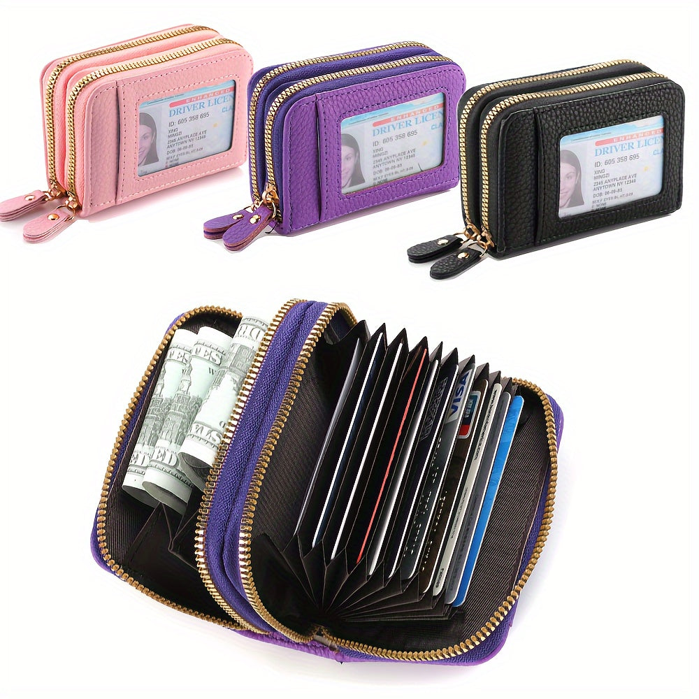 1pc stylish womens zippered coin purse portable small card