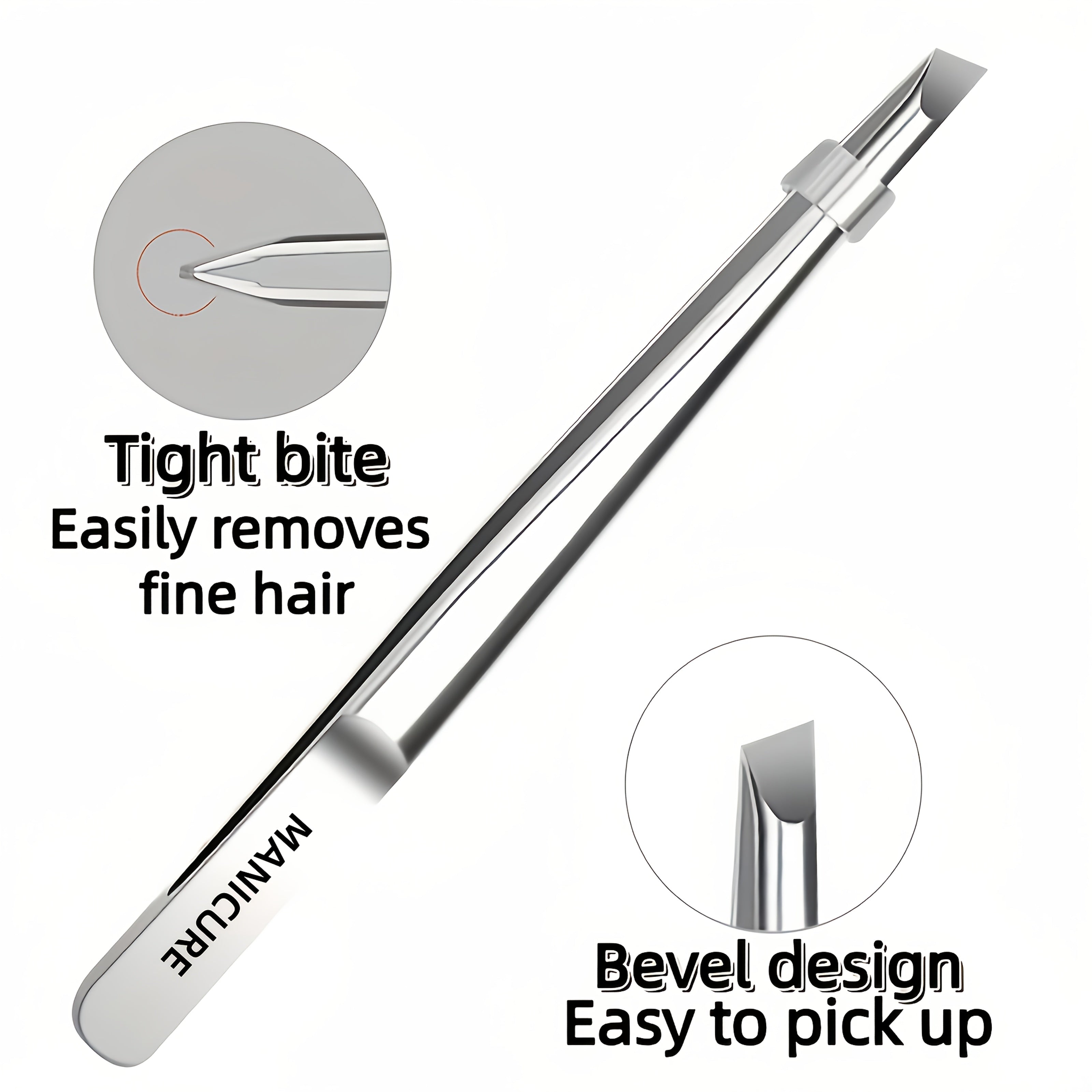 high quality stainless steel tweezers eyebrows beard multi