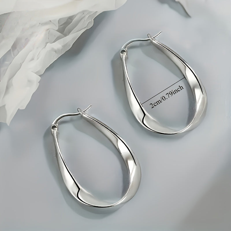unique twisted design womens earrings hypoallergenic perfect