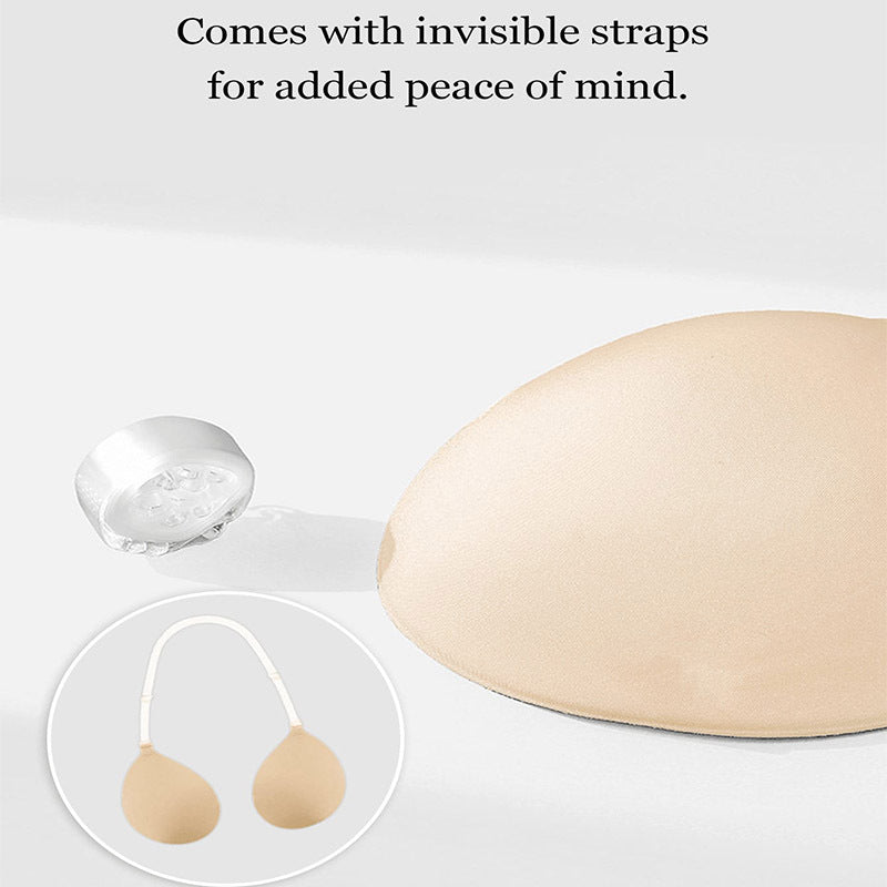 1pc new halter neck round cup bra invisible self