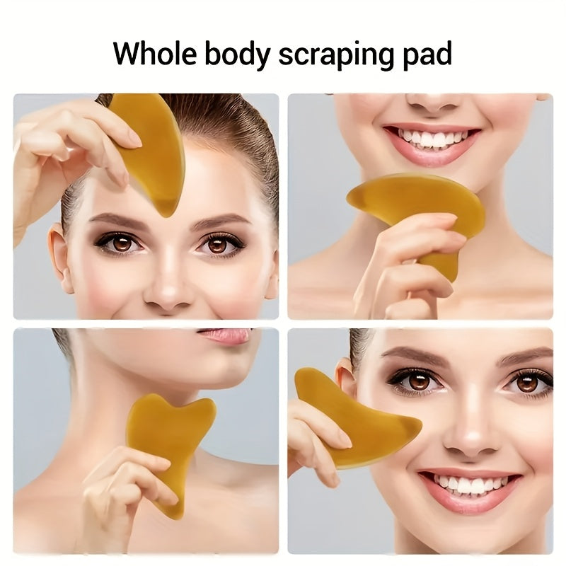 3pcs set designed gua sha massage tools head massage comb