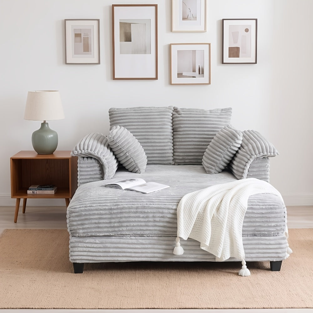 56 oversized corduroy sofa bed recliner sleeper