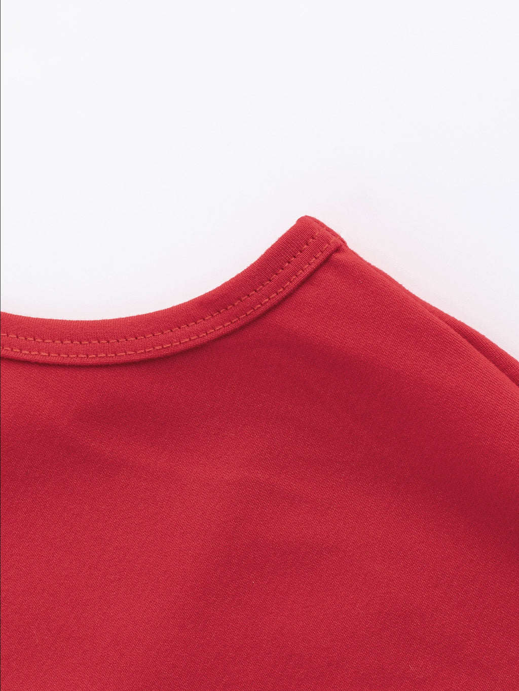 a stylish womens sleeveless crop top a deep round neckline