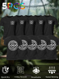 custom 5pcs mens quick   tees customizable logo