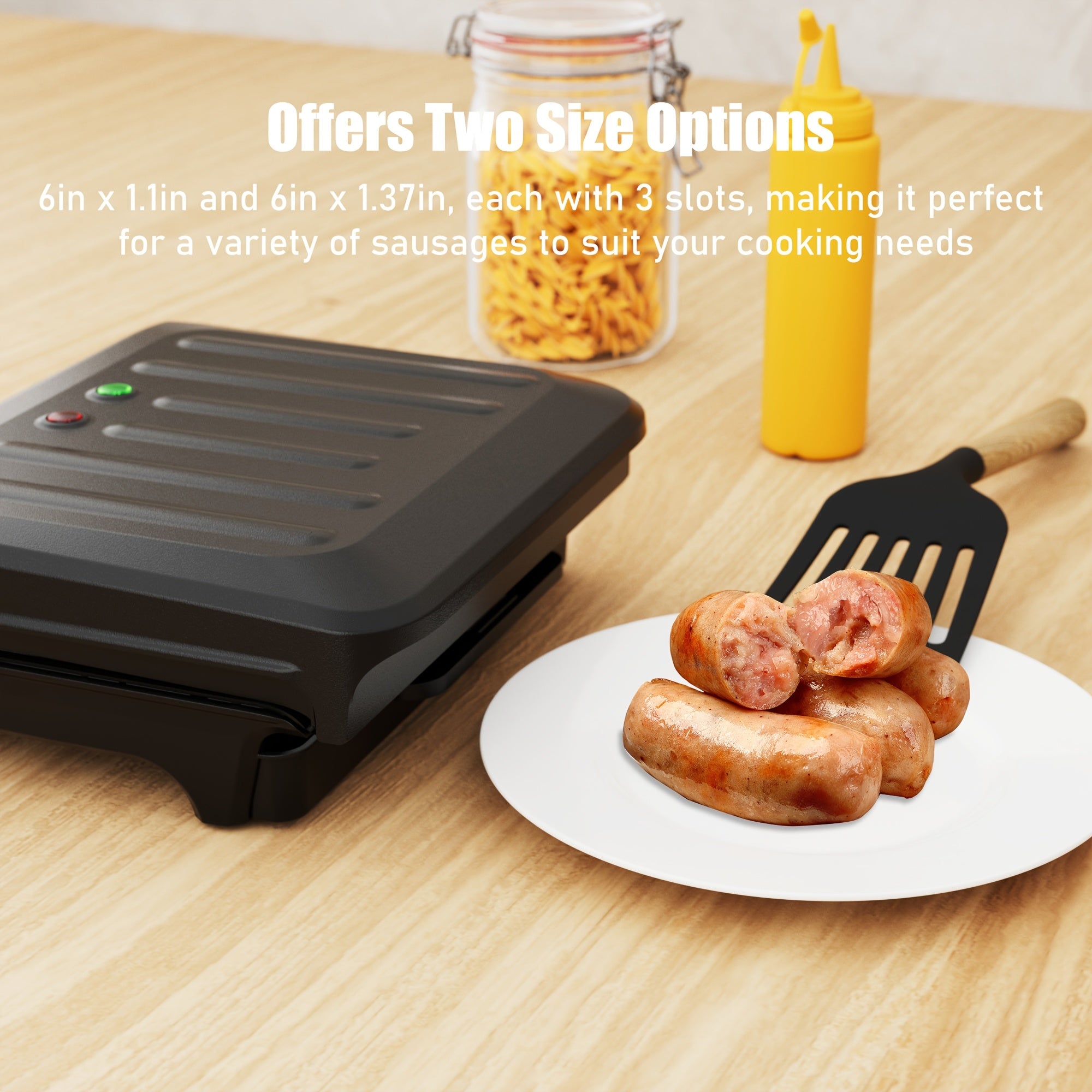 machine sausage grill nonstick plate oil