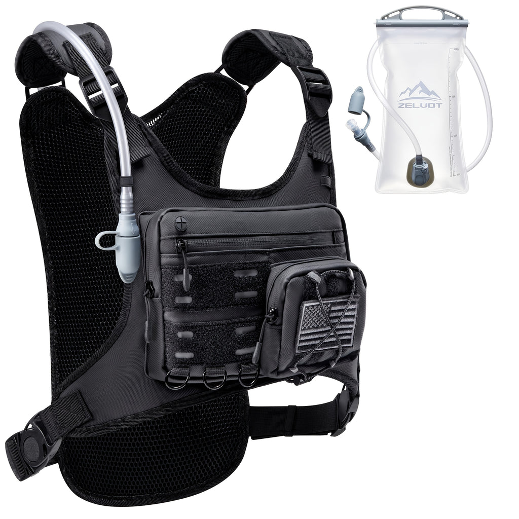 running vest 3l water bladder lightweight adjustable chest