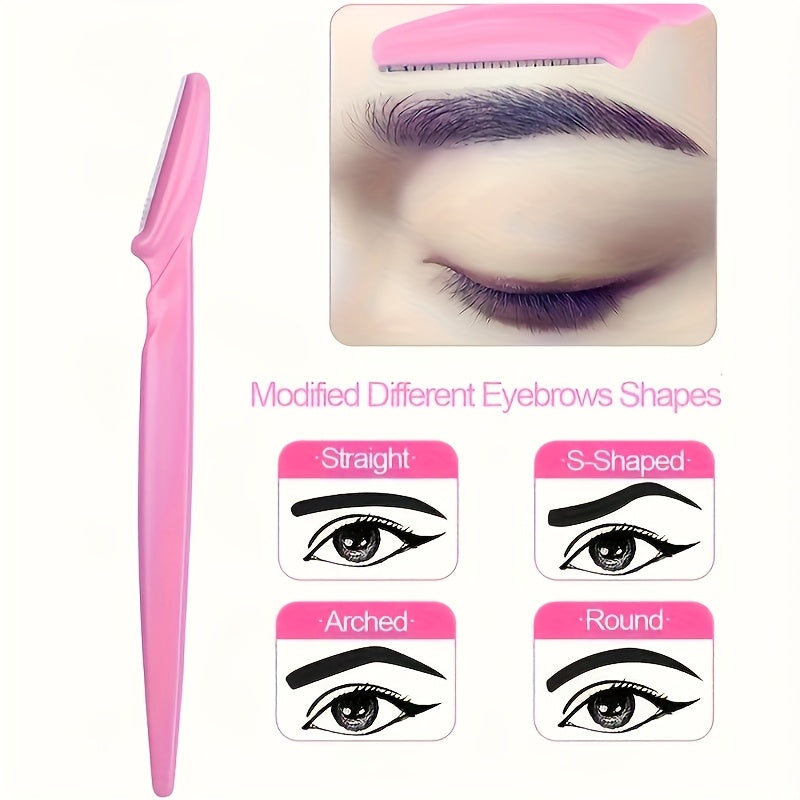 30pcs facial razors random colors premium stainless steel