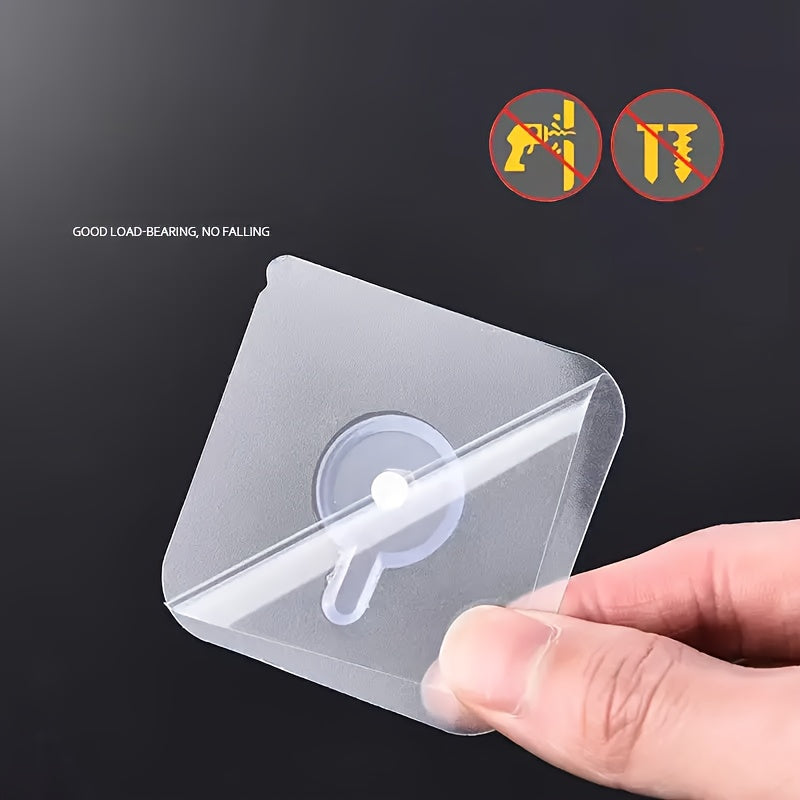 30pcs heavy duty self   wall hooks no nails drilling