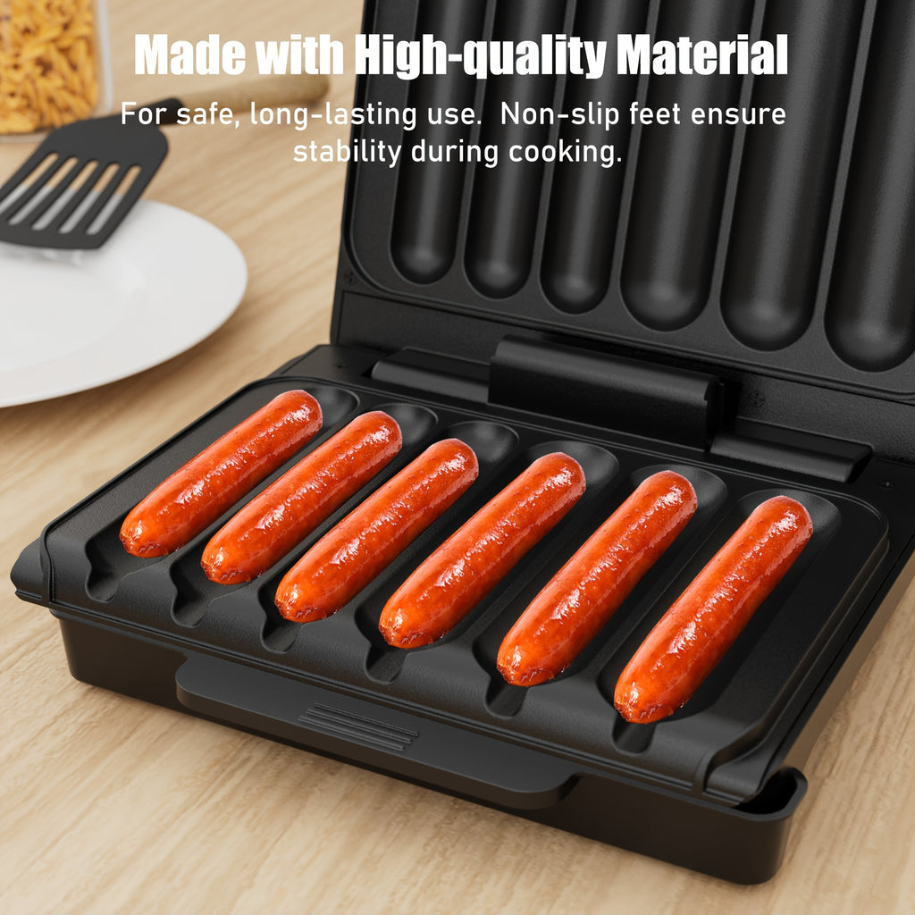 machine sausage grill nonstick plate oil