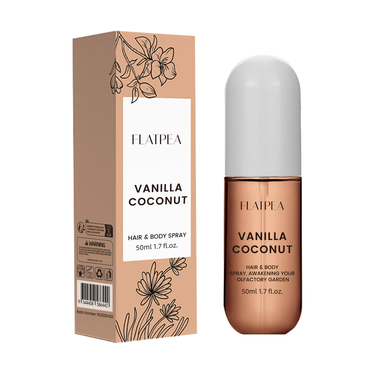womens perfume spray coconut vanilla scent light fragrance