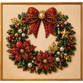 christmas colored pearl diamond painting suitable
