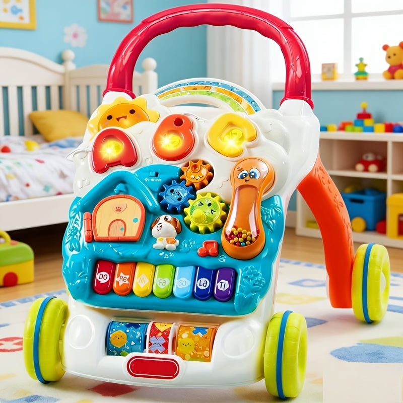 baby learning walker 2in 1 sit stand learning toys