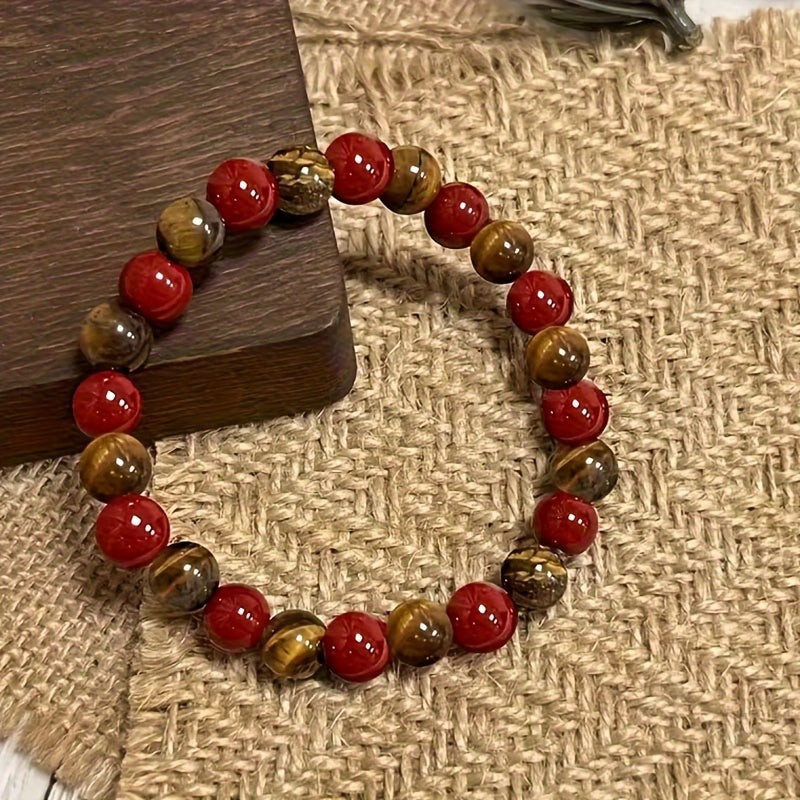 1pc bohemian tigers eye     birthstone bracelet