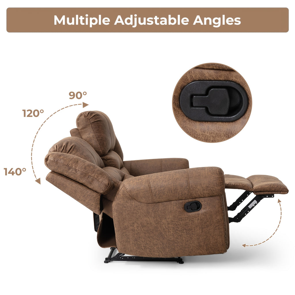 faux leather recliner living room set 1 seater 2 seater 3