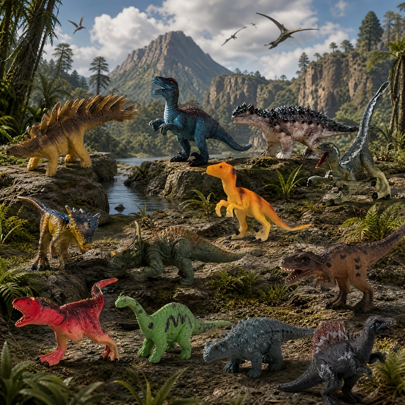 22pcs medium dinosaur set dinosaur action figure perfect