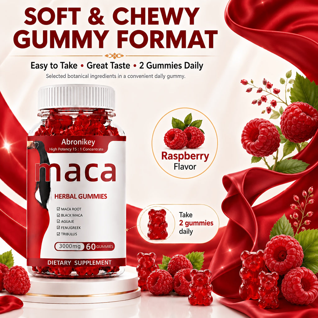 maca root gummies 3000mg supplement women