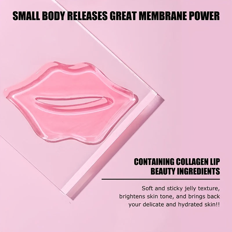 20pcs collagen lip mask moisturizes dry lips   fine