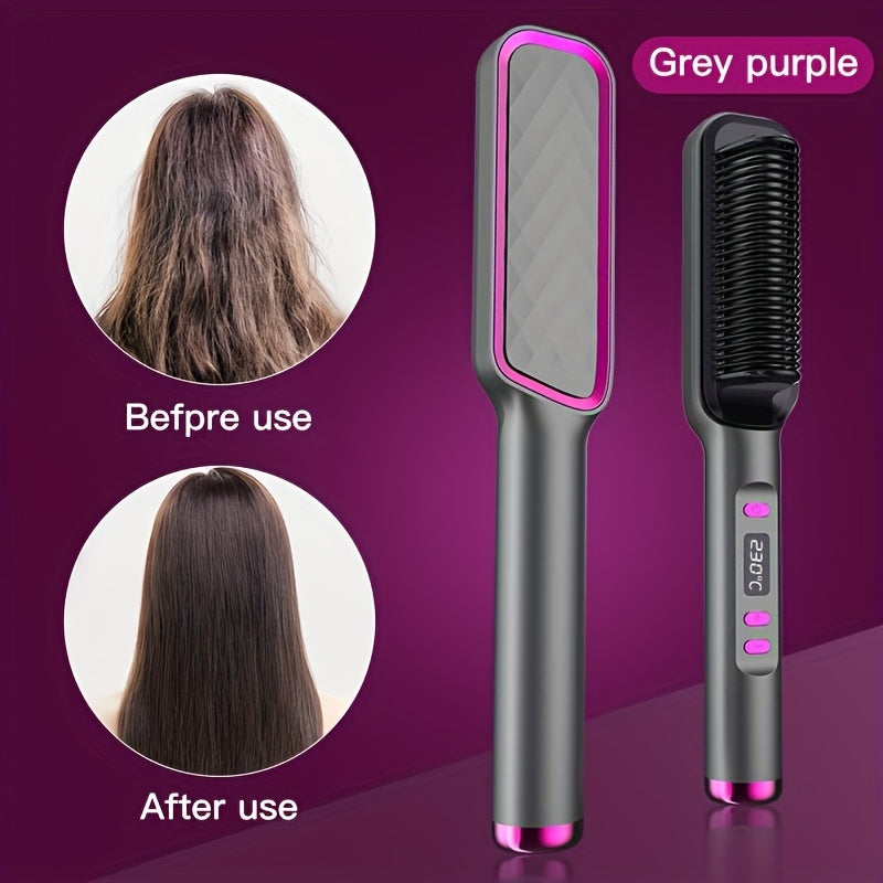 electric straightening brush a versatile heated comb