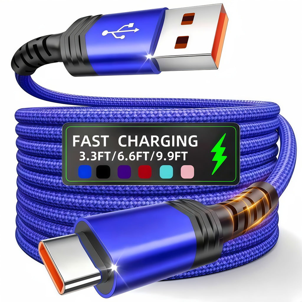 hot new product usb c nylon braid fast charging cable