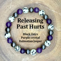 1pc bohemian natural stone bangle bangle bracelet handmade