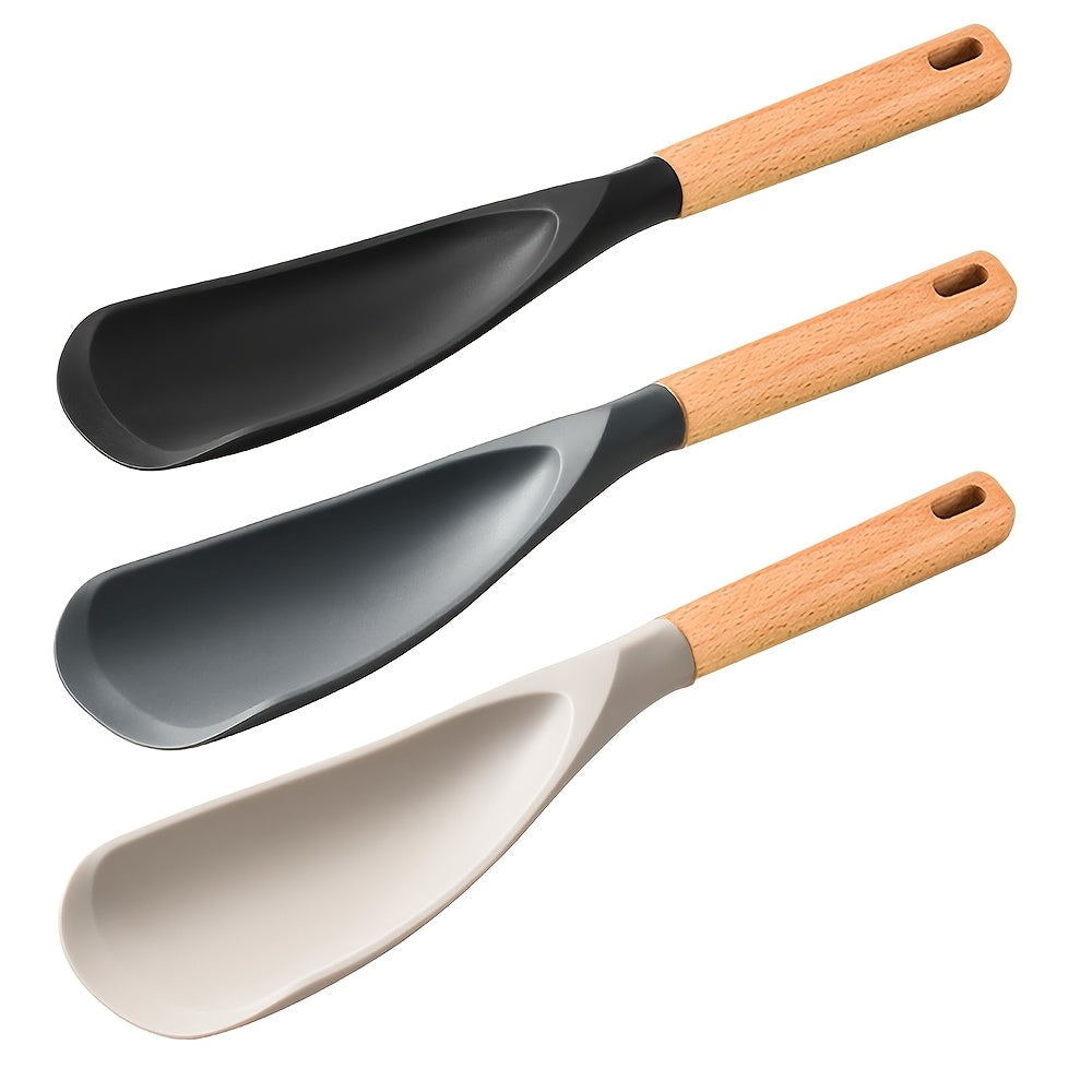 3 pack multifunction silicone cooking spoon spatula nonstick