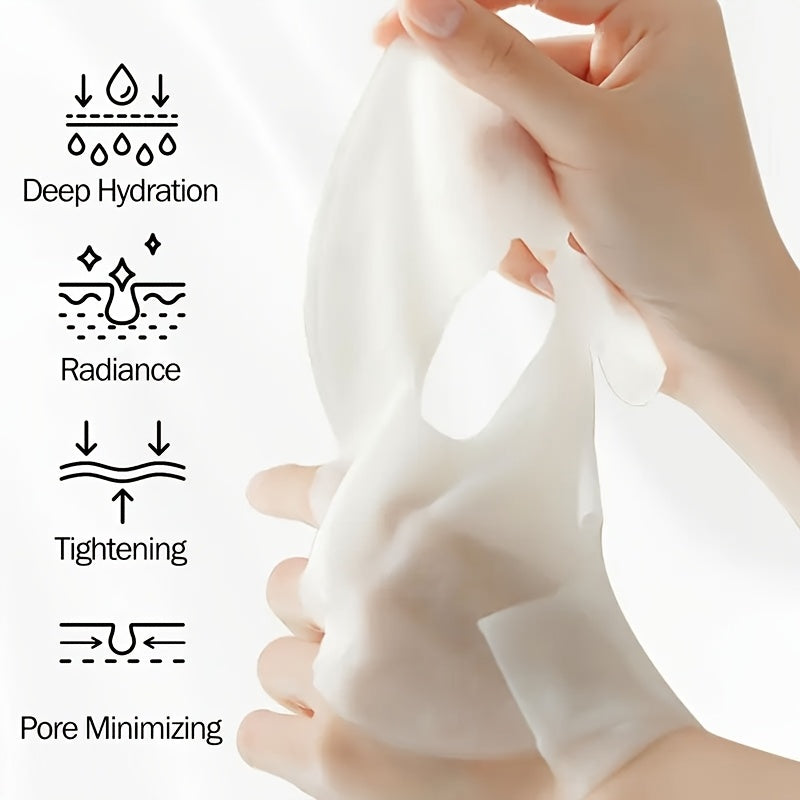 5pcs   collagen white mask moisturizing