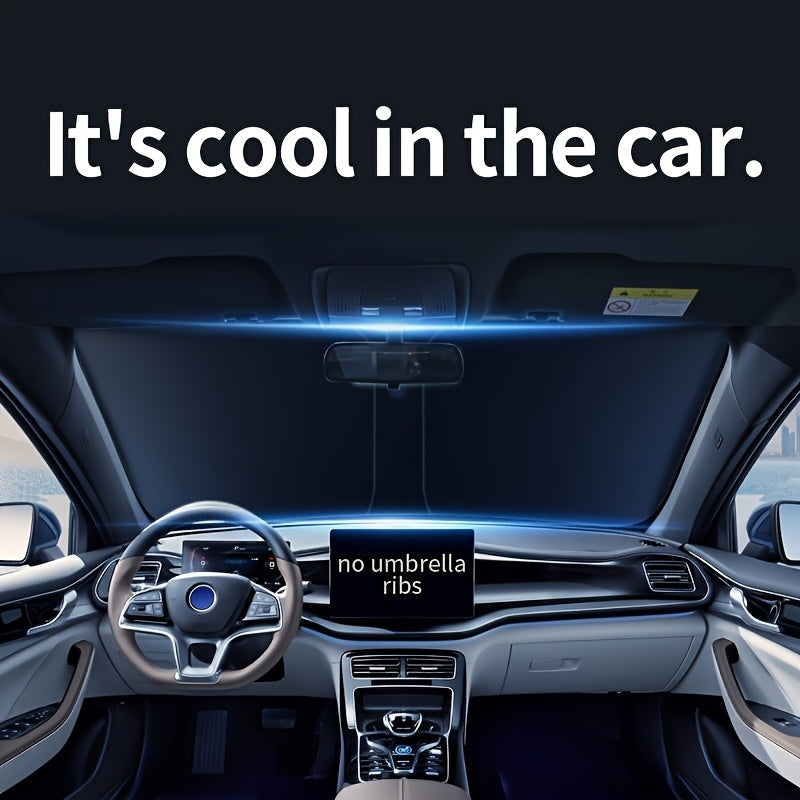 a car specific front windshield sunshade heat insulating uv