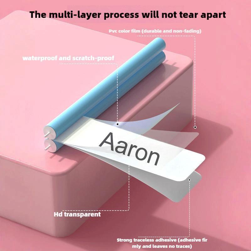 personalized custom transparent name tags waterproof