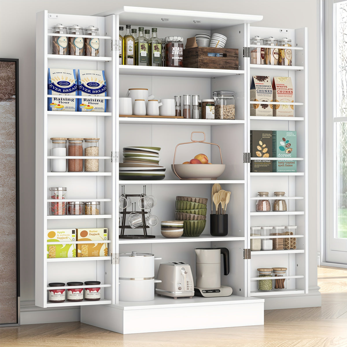 47 inches pantry cabinet kitchen pantry cabinet adjustable