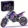 motorcycle building block set 476pcs collectible motorcycle