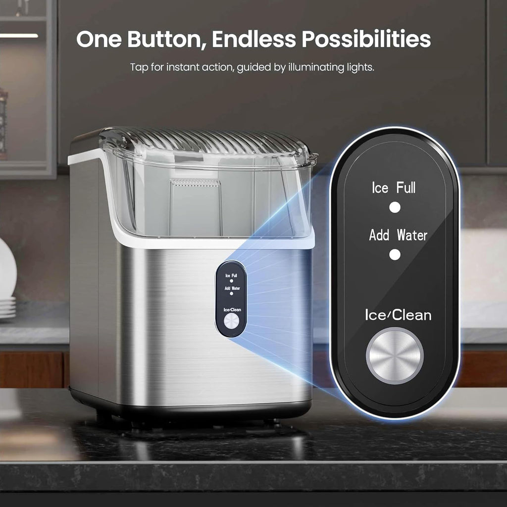 ice makers countertop 35lbs day pebble ice maker