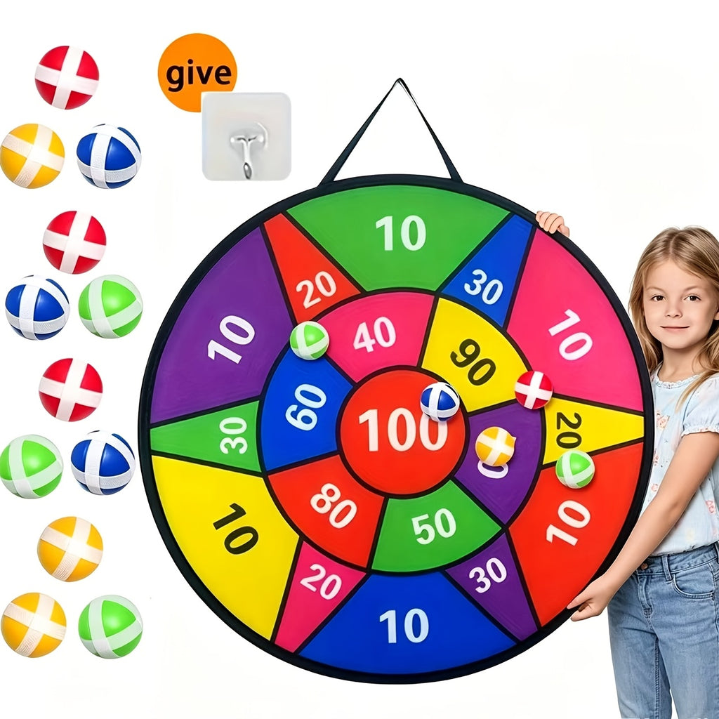 large size foldable   board sticky ball game set 12pcs
