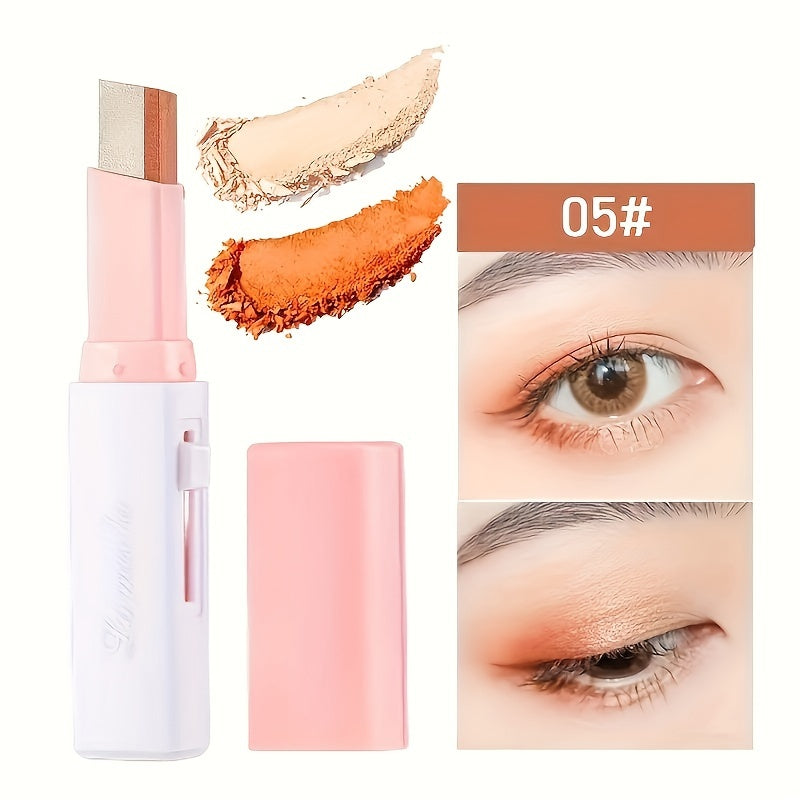 6pcs   pearlescent eyeshadow sticks waterproof