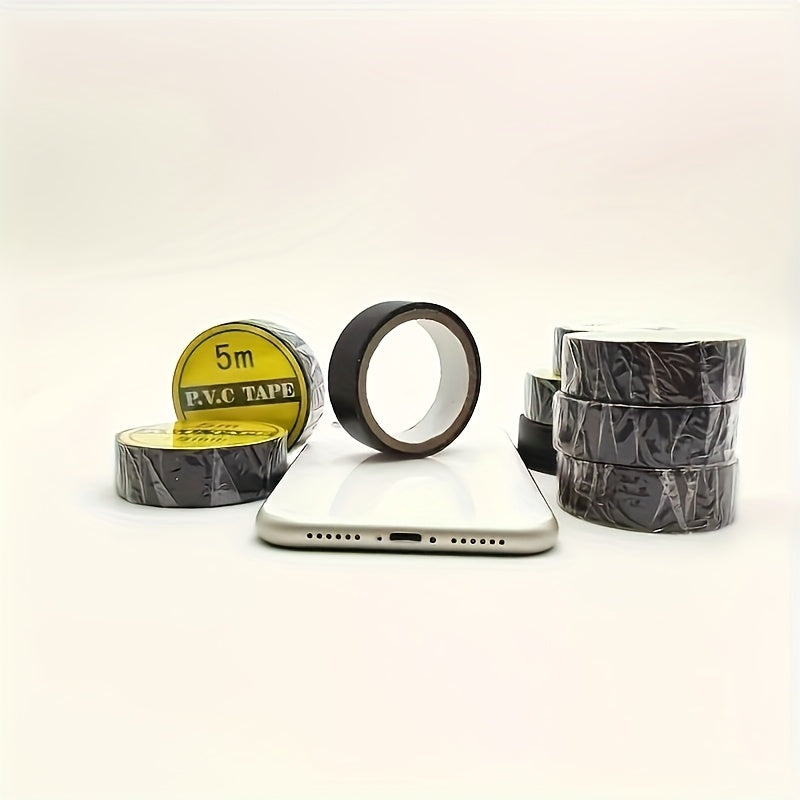 10 rolls high quality black electrical tape high temperature