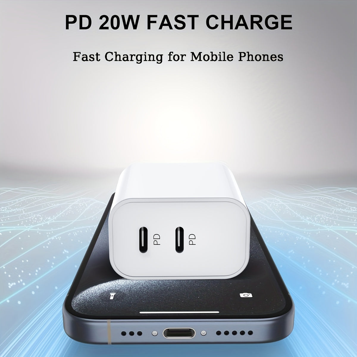 20w usb c fast charger wall adapter   power