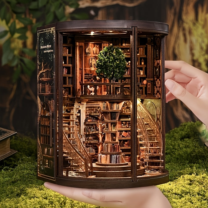 wisdom rings miniature house 3d puzzle assembled wooden
