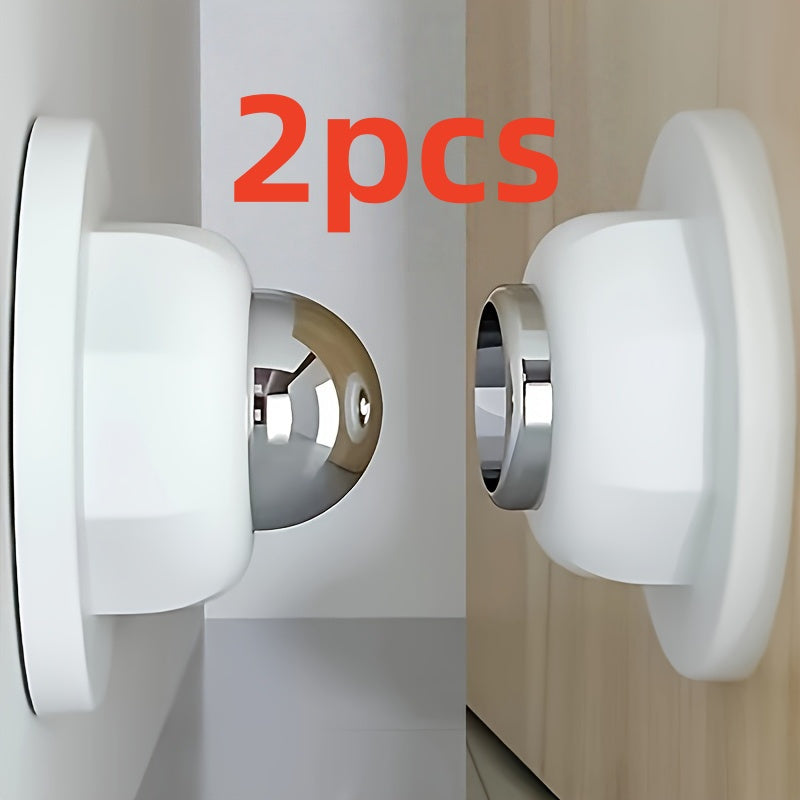 2  magnetic door stoppers sturdy durable easy