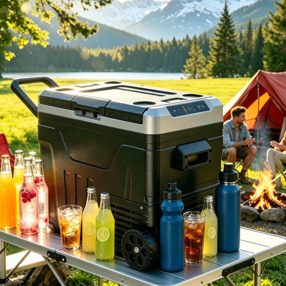 portable 12v 24v   ac refrigerator freezer suitable car rv