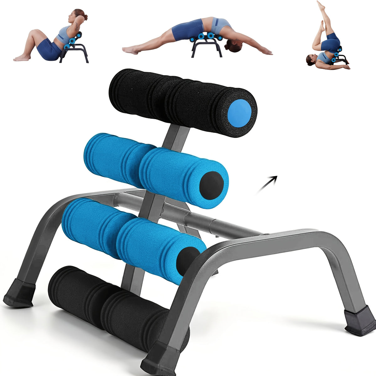 mini inversion table back   ab trainer