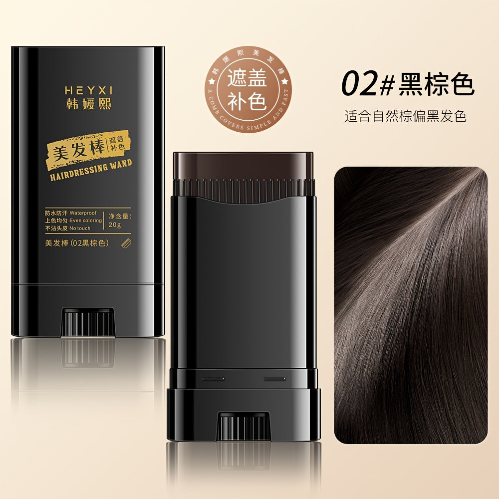 3 in 1 hair color stick comb teeth waterproof sweat proof
