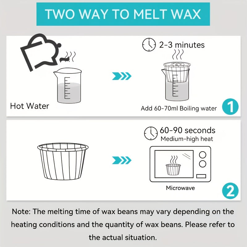 portable hair removal wax kit unisex depilatory wax random