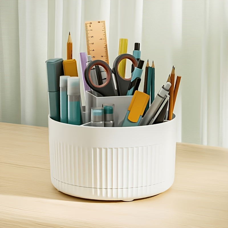 zxf 360 degree rotating pen holder desk drawer organizer