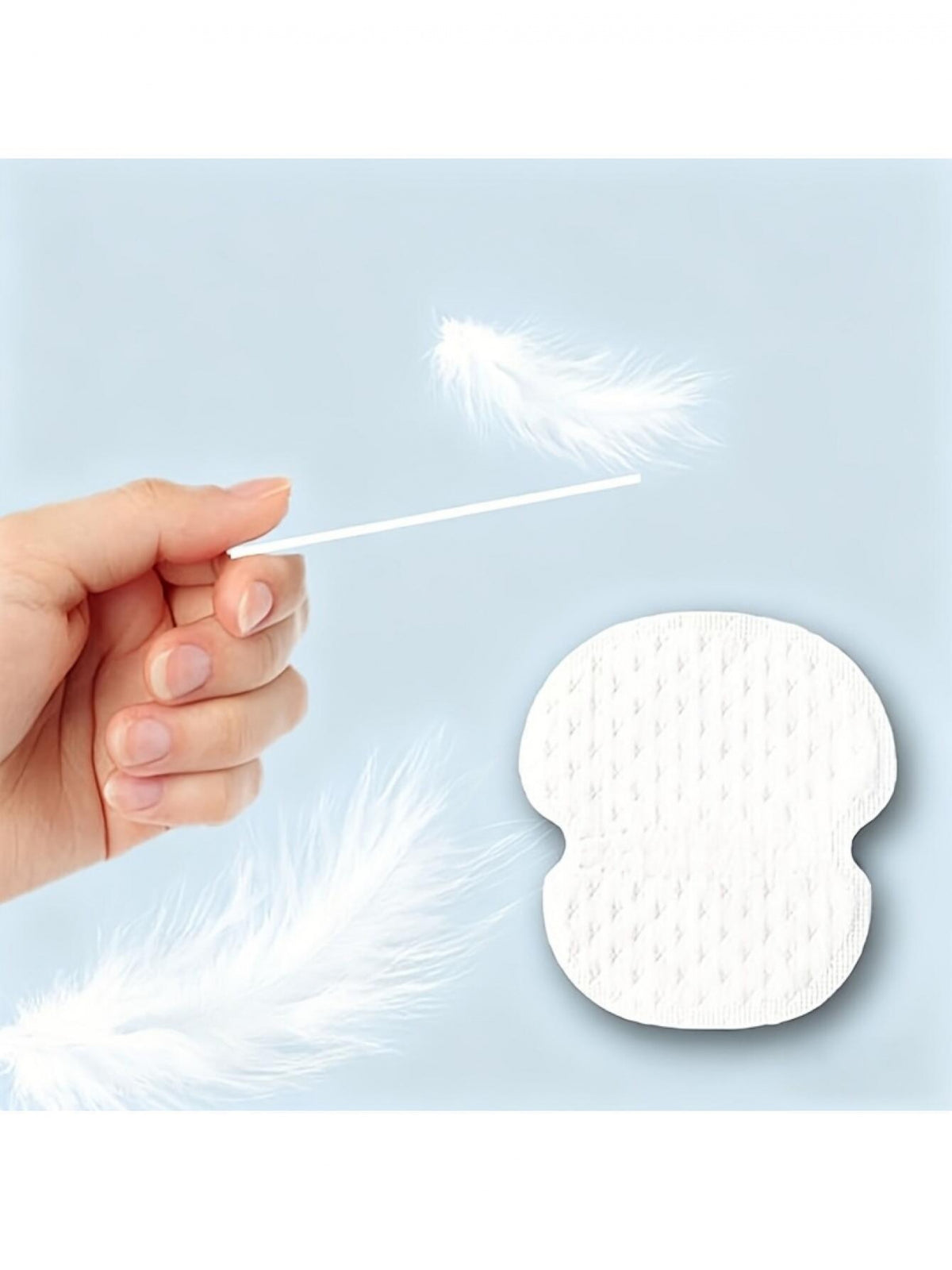 130pcs set 2 in 1 disposable underarm underwear sweat pads