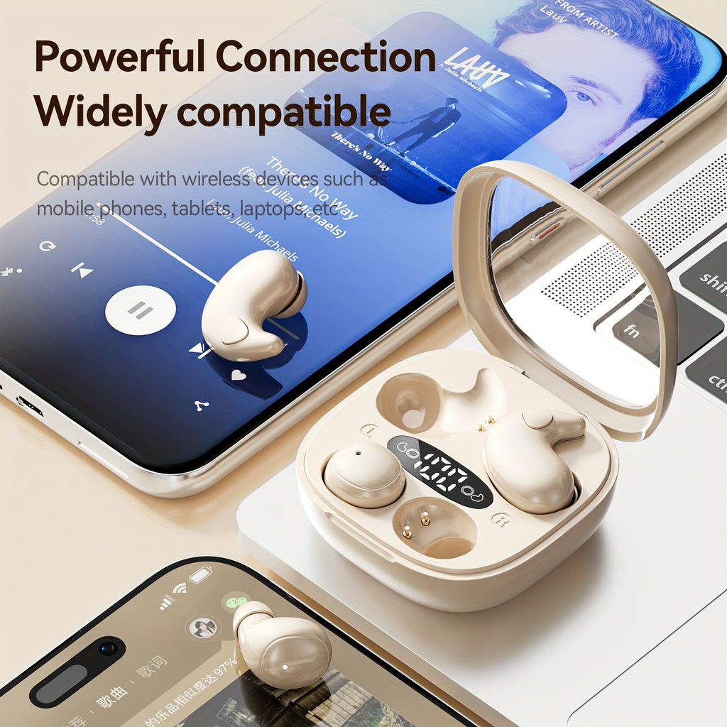 2 in 1 invisible sleep earbuds set ultra thin wireless mini