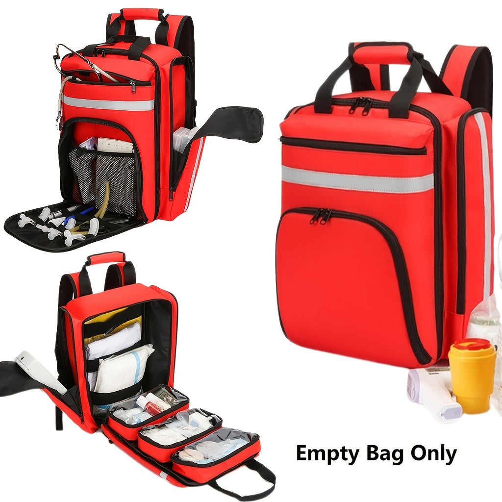 1pc large capacity emergency backpack car first aid backpack