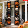 2d flat 2d flat banner 2pcs halloween front door porch logo